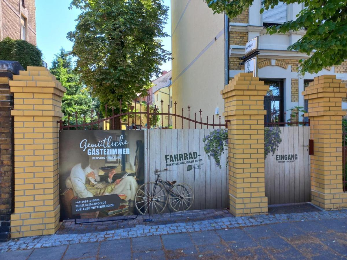 Pension Zur Elbe Wittenberg Exterior foto